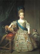 Circle of Pierre Gobert Portrait of Louis XV as a child oil on canvas